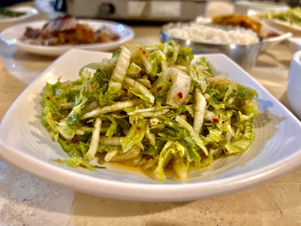 seasoned-cabbage-side-dish-free-at-pearl-korean-meat-shop-restaurant-mandaue